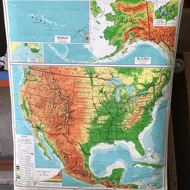 Map of the United States and Mexico (Seattle)