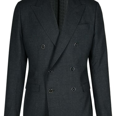 Dolce & Gabbana 'Drop 7' Dark Grey Wool Blazer Man