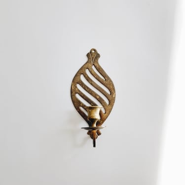 Brass Candle Sconce