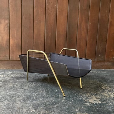 1950s Tepper Architects or Richard Galef Magazine Rack Vintage Mid-Century 