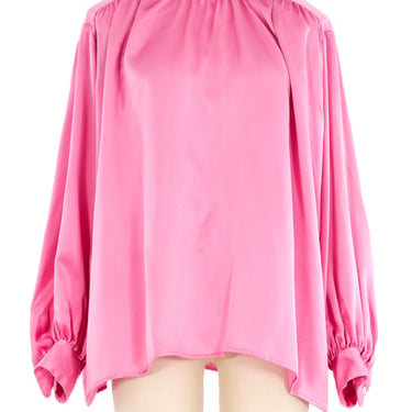 Yves Saint Laurent Pink Silk Blouse