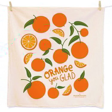 Oranges Dish Towel - SECONDS