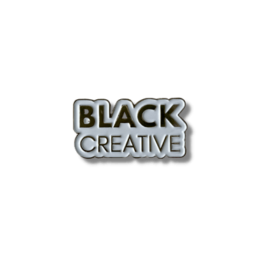Black Creative Enamel Pin
