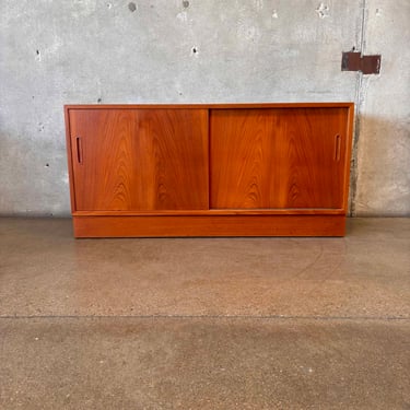 Danish Teak Credenza By Poul Hundevad