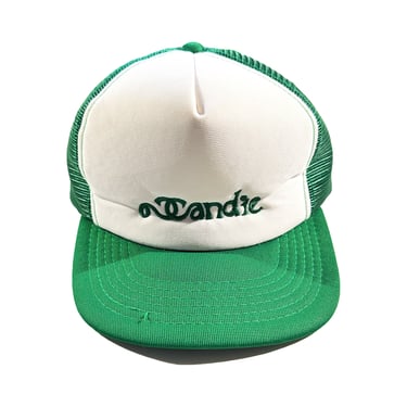 Vintage Green Trucker Hat Candle Snapback Chanel Logo