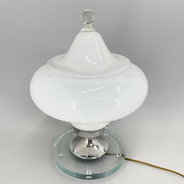 Rare Italian Murano Glass Table Lamp by Carlo Nason for Mazzega, 1970's 