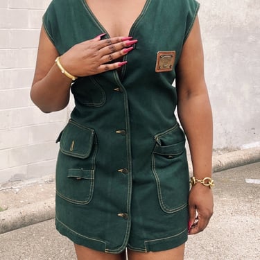 Reworked Vtg Kar Kani Vest | Dress | Large