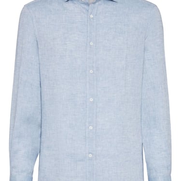 Brunello Cucinelli Men Linen Shirt