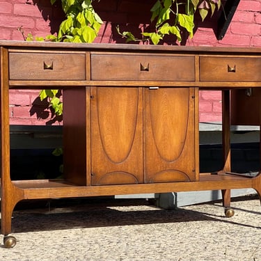 Broyhill Brasilia Bar Cart, Circa 1960s - *Please ask for a shipping quote before you buy. 