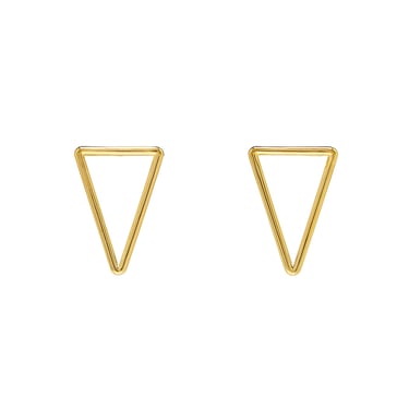 Triangulate | Open Triangle Earrings