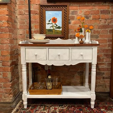 Painted farmhouse server / small buffet