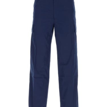 Kenzo Men Blue Cotton Cargo Pant