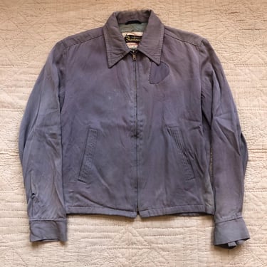 Vintage 1950's Size XL “Campus” Diamond Argyle Gabardine