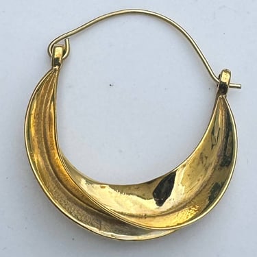 Medium Fulani Brass Earrings 