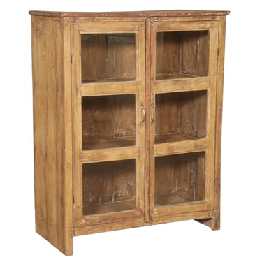 Teak Cabinet with Glass