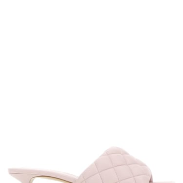 BOTTEGA VENETA Light pink nappa leather Padded sandals