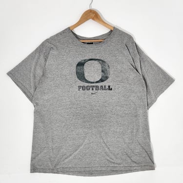 Vintage 1990's NIKE University of Oregon Football T-Shirt Sz. XL