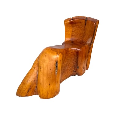 Low Organic Modern Wood Stool