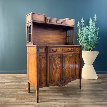 Antique French Louis XVI Style Sideboard Rustic Farmhouse, c.1930’s 