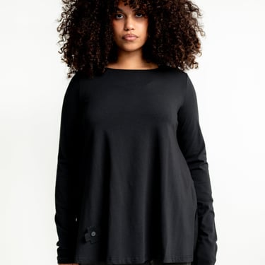 Relaxed Fit A-Line Long Sleeve