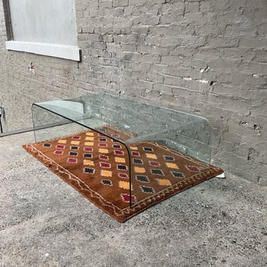 Waterfall Glass Coffee Table