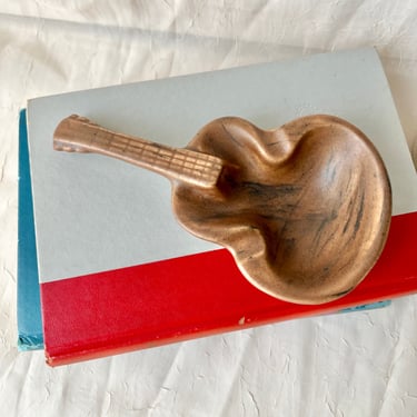 Vintage Ashtray, Cello, Stringed Instrument, Dresser Dish, Ash Tray, Weed, Smokes, Date 1974 