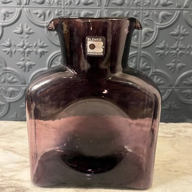 Blenko Amethyst pitcher
