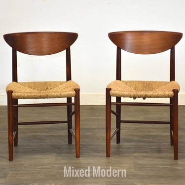 Teak Dining Chairs by Peter Hvidt and Orla Molgaard - A Pair 