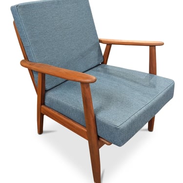 Blue Teak/Oak Lounge Chair - 062379