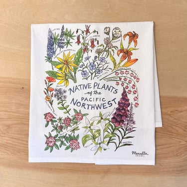 Native Plants of the Pacific Northwest Kitchen Towel