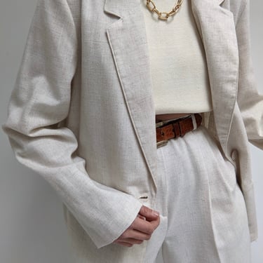 Vintage Pale Woven Pantsuit