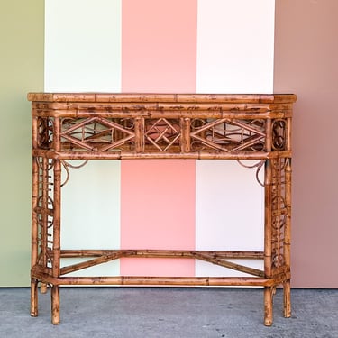 Brighton Style Rattan Console