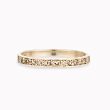 Detailed Champagne Diamond Ring