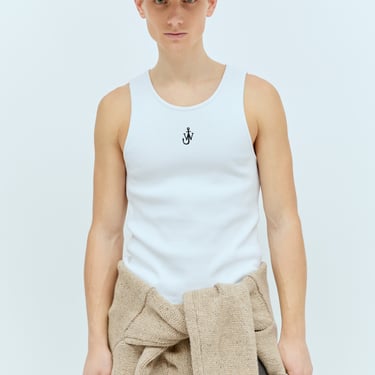 Jw Anderson Men Anchor Embroidery Tank Top