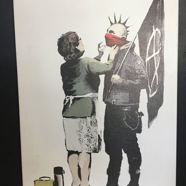 ‘Mum & Anarchist’ Banksy Print (Seattle)