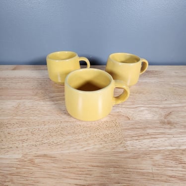 One Frankoma GC Yellow Cup Mug Multiples Available 