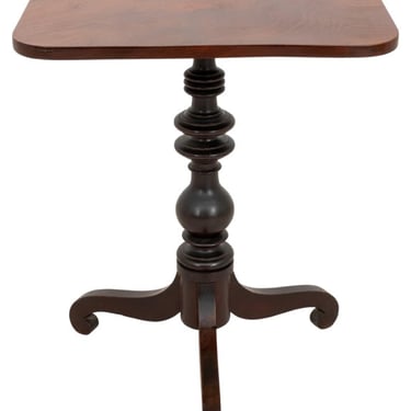 Late Regency Mahogany Tilt-Top Tripod Table