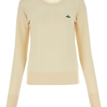 Vivienne Westwood Woman Ivory Cotton Blend Bea Sweater