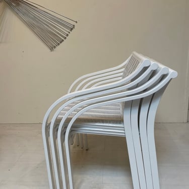 Tropitone Vintage Aluminum Patio Chairs - PAIR 