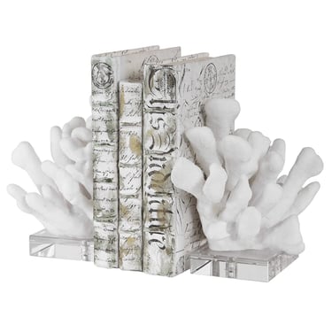 Charbel Faux Coral Bookends