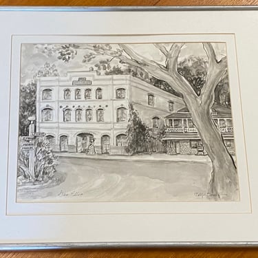 Item #DMC16 Framed Original &#8220;Glen Ellen&#8221; Watercolor by Betty Beede  20th c.