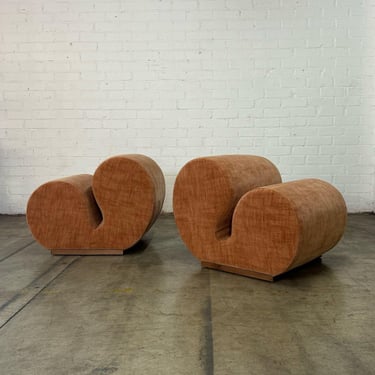 The Caracol Lounge Chairs- Pair 