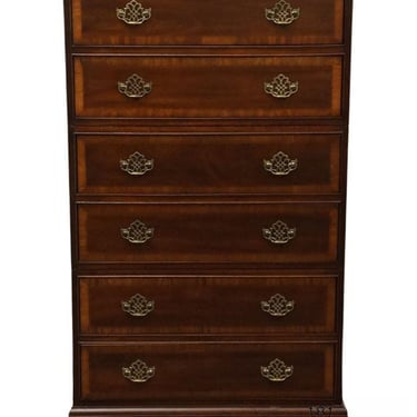 AMERICAN OF MARTINSVILLE Banded Mahogany Traditional Chippendale Style 35