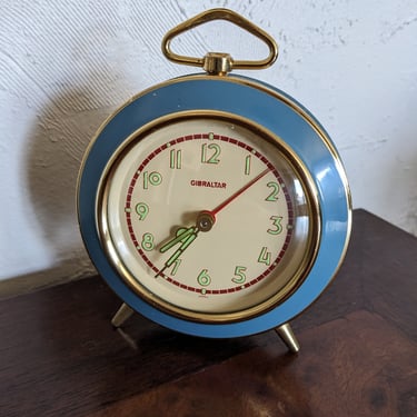 Vintage Metal Gibraltar Alarm Clock Japan Made | Shop It's Destiny