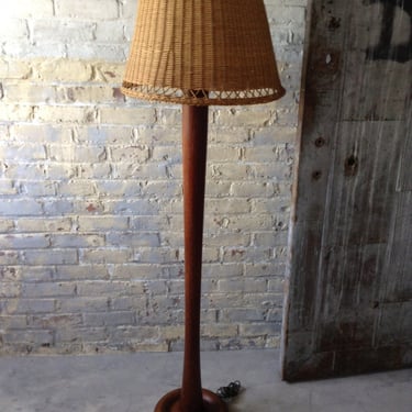 Mid Century Teak Floor Lamp - Modern Danish Teak Floor Lamp - Modern Danish Teak Lamp - Teak Floor Lamp - Teak Floor Lamp 