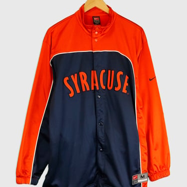 Vintage Nike Team Syracuse Patch Warm Up Jacket Sz M