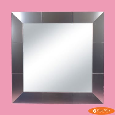 Square MCM Frosted Glass Mirror