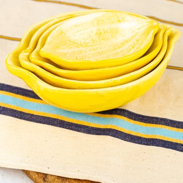 Lemon Nesting Tidbit Bowls