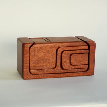 Studio Teak Wood Furniture Puzzle / Sculpture 