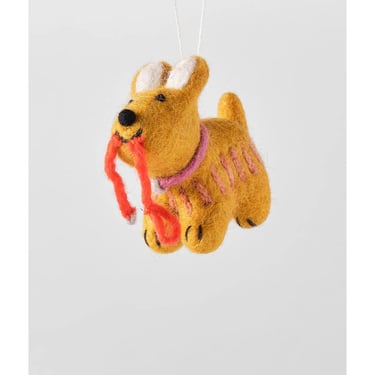 Hanging Felt Ornament - Ginger